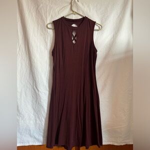 Burgundy nomads dress